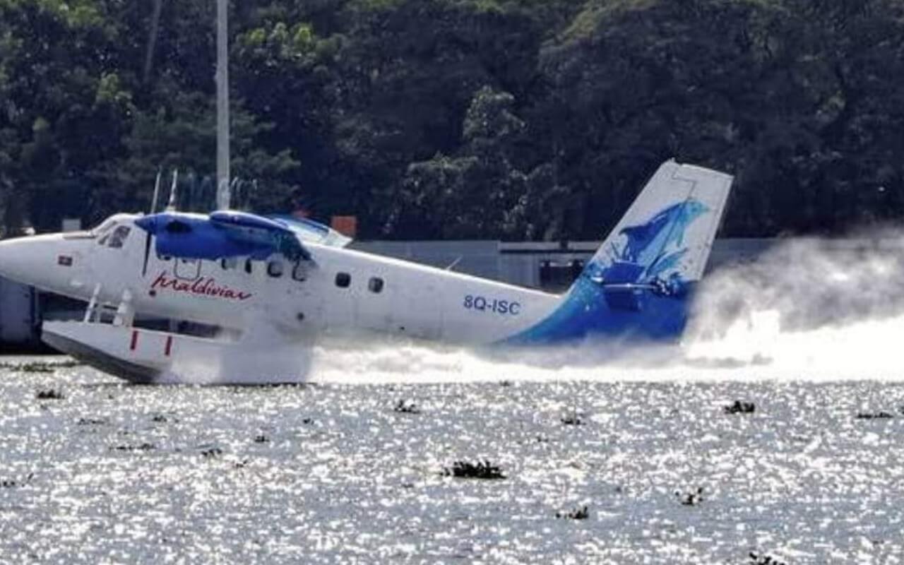 Seaplane Landing in River Mandovi